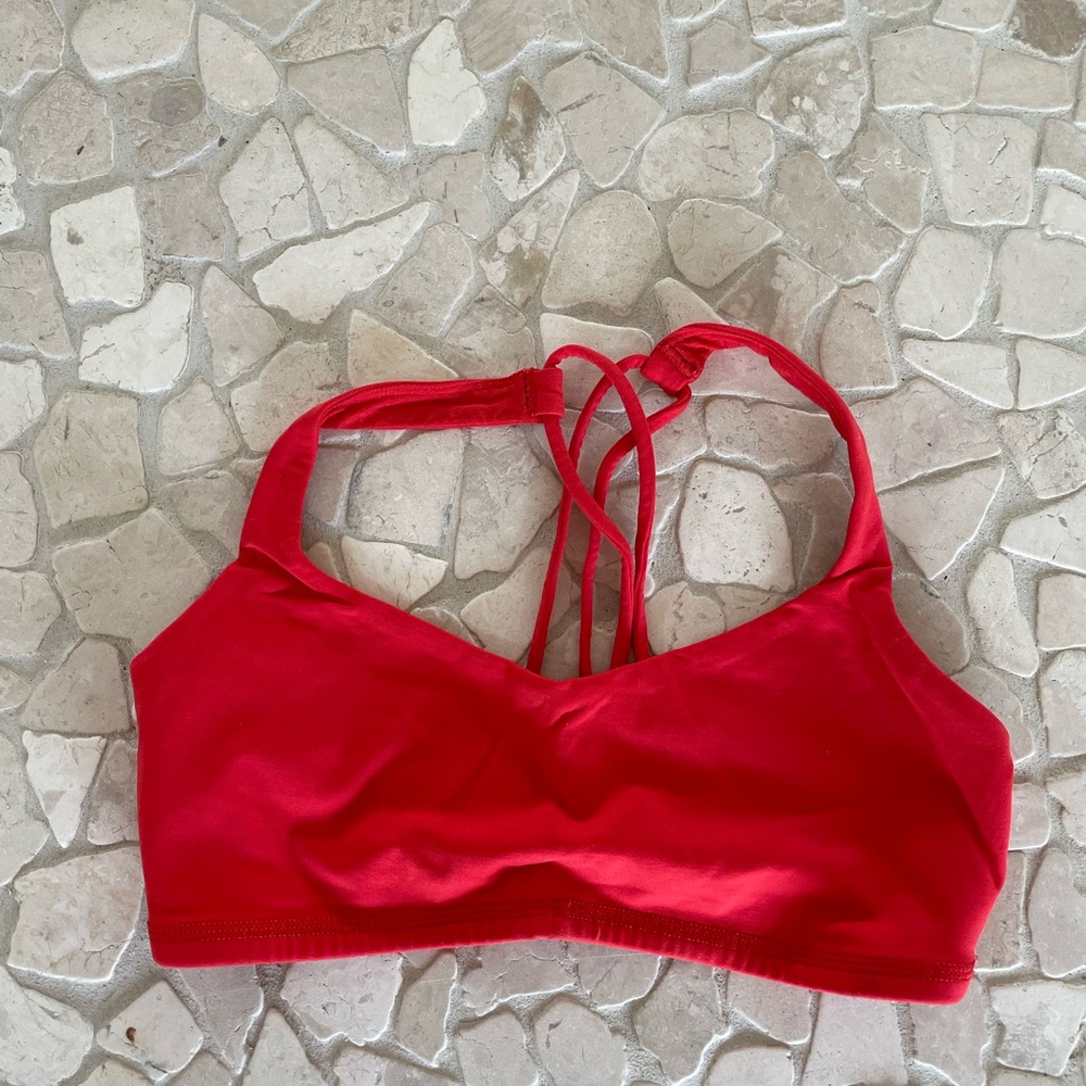 Lululemon Red Sports Bra